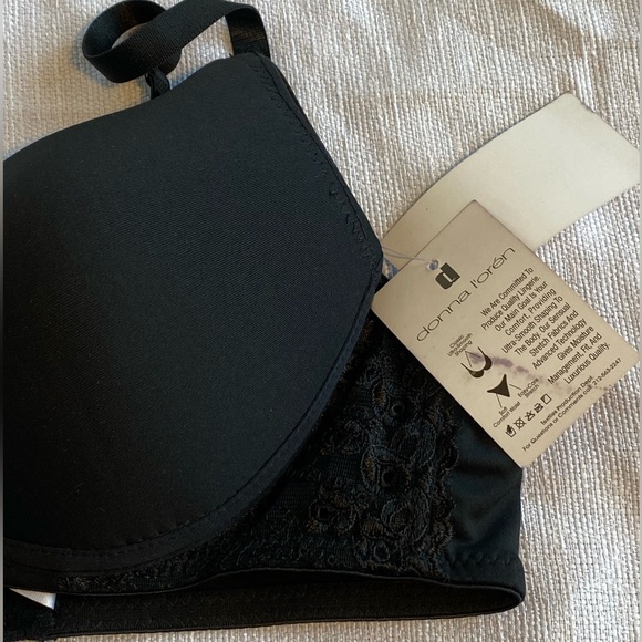 Donna L'Oren Black Underwire Padded Bra Size 36C - Picture 15 of 16
